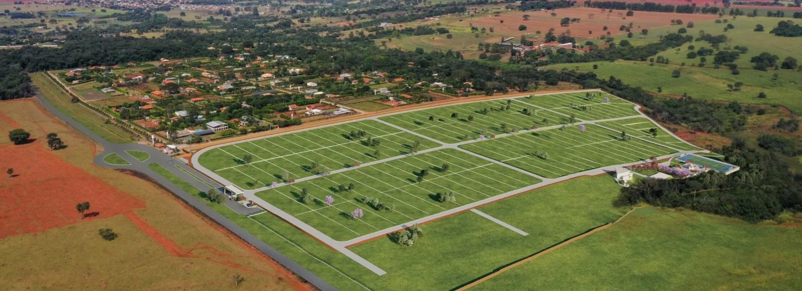 Imagem aérea do Gran Reserva Itália
